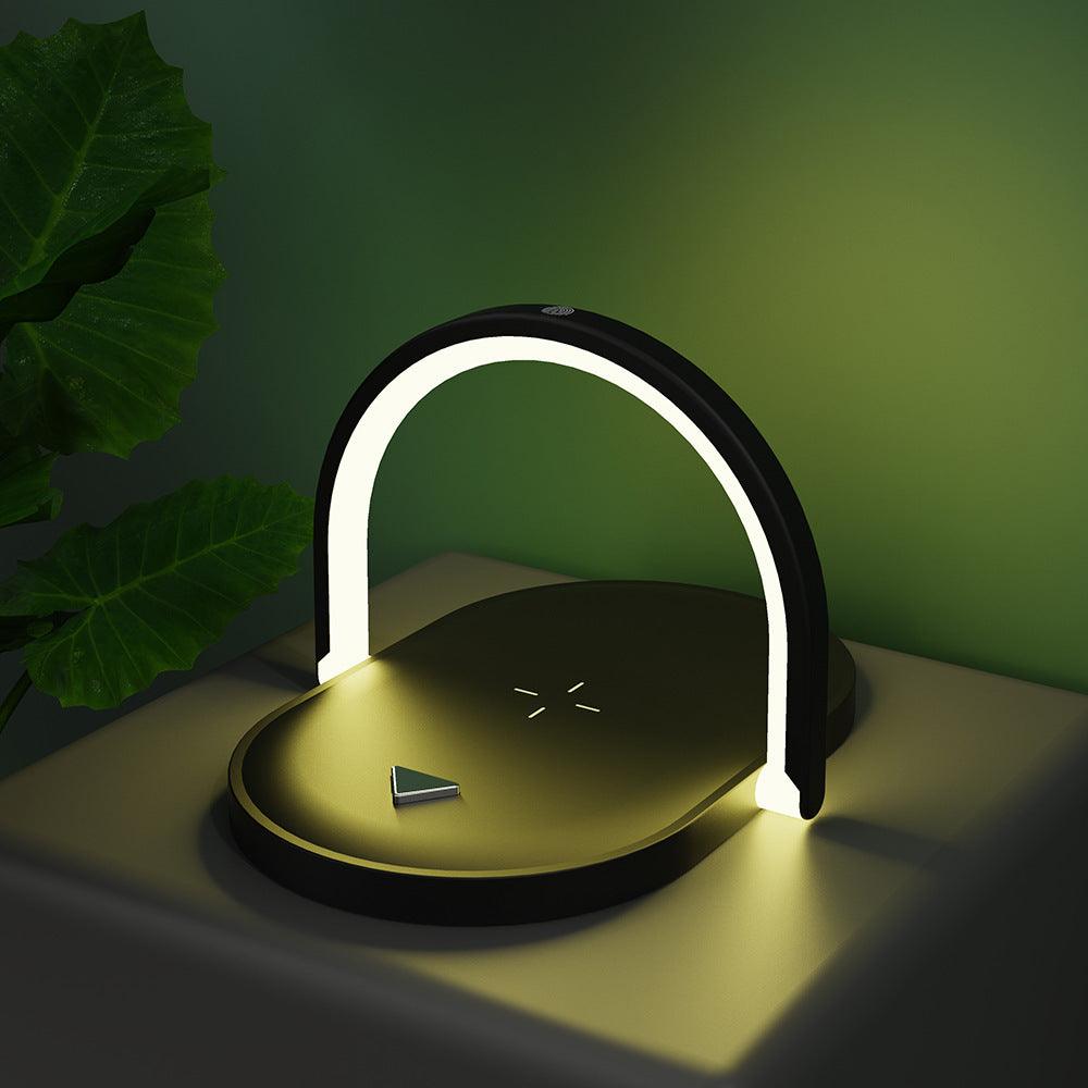 3 In 1 Foldable Wireless Charger Night Light Wireless Charging Station Stonego LED Reading Table Lamp 15W Fast Charging Light-pamma store