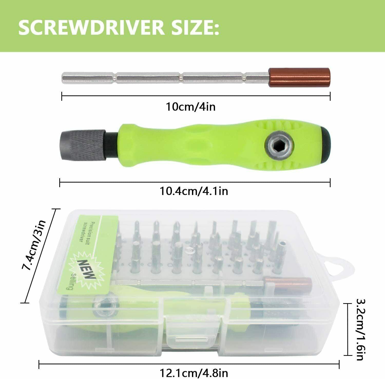 32 IN 1 Small Magnetic Screwdriver Set Torx Driver Professional Repair Tool Kit-pamma store