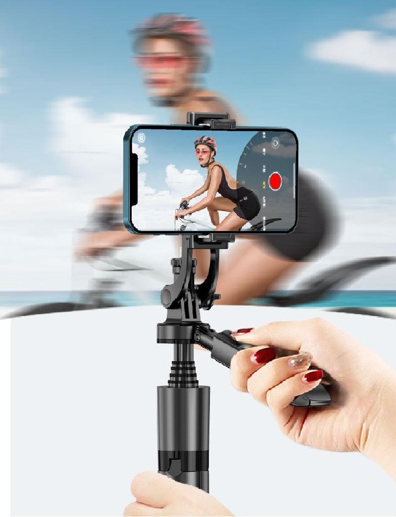 360 Auto Face Tracking Gimbal AI Smart Gimbal Face Tracking Auto Phone Holder For Smartphone Video Vlog Live Stabilizer Tripod-pamma store