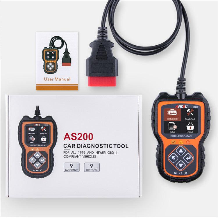 Ancel As200 Obd2 Scanner Car Diagnostic Tool Engine Test Equipment Overseas Version Multilingual-pamma store