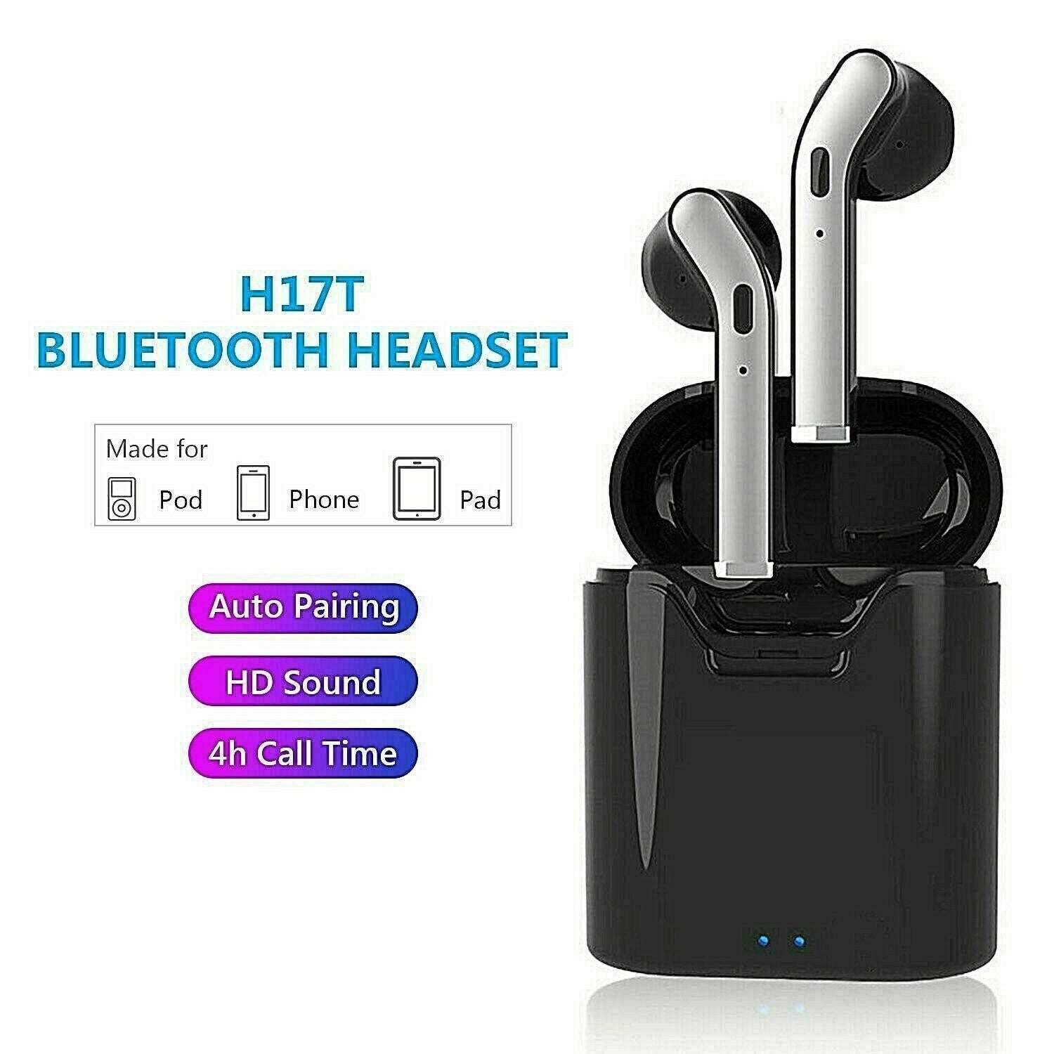 Bluetooth 5.0 Earbuds Headphones Wireless Noise Cancelling In-Ear Waterproof-pamma store