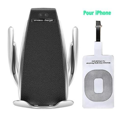 Car Wireless Charger 10W Induction Car Fast Wireless Charging With Car Phone Holder S5-pamma store