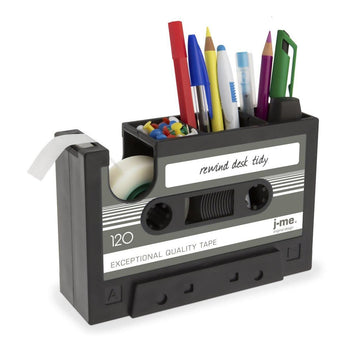 Cassette Tape Dispenser Pen Holder Vase Pencil Pot-pamma store