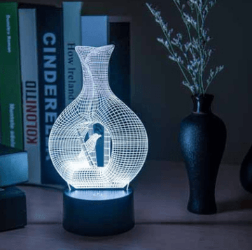 Creative 3D night light LED lamp-pamma store