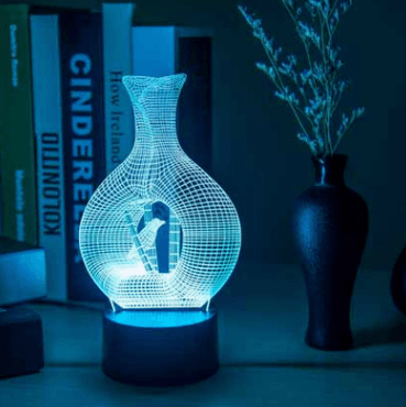 Creative 3D night light LED lamp-pamma store