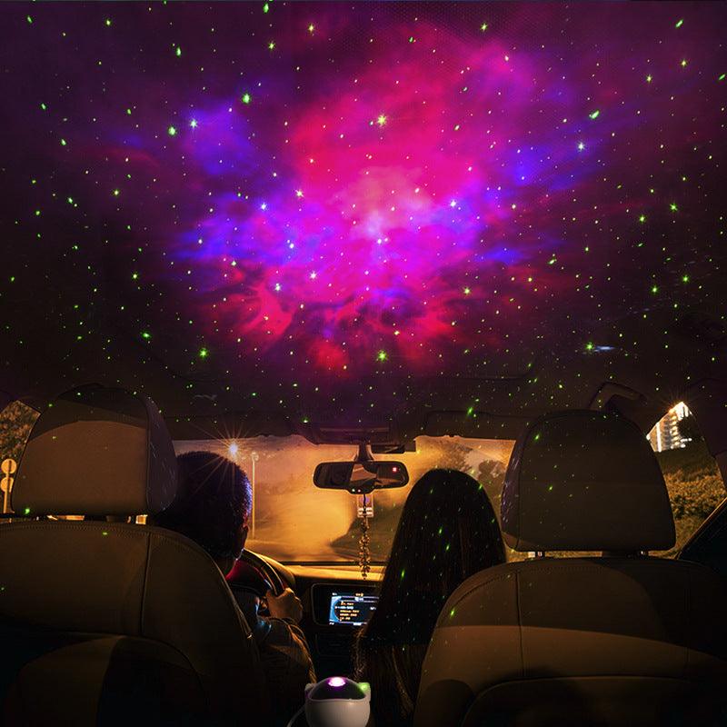 Creative Astronaut Galaxy Starry Sky Projector Nightlight USB Atmospher Bedroom Table Lamp-pamma store