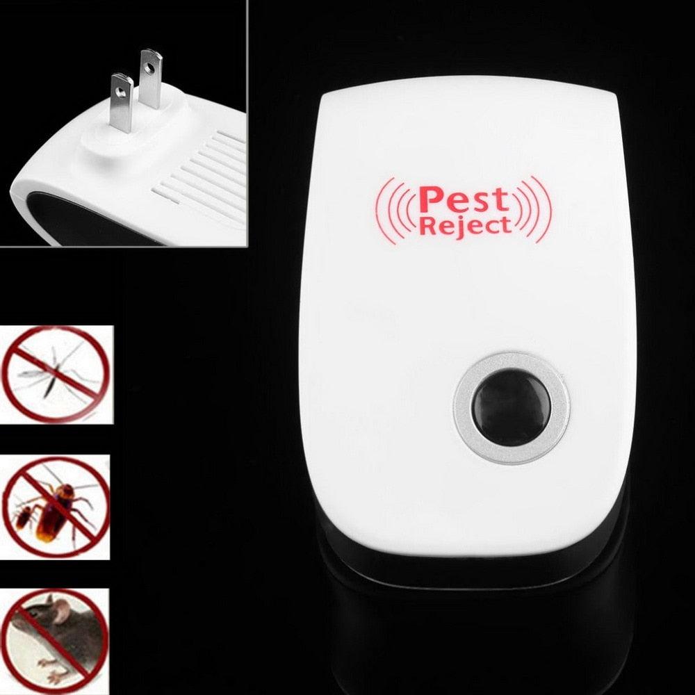 Electronic Ultrasonic Healthy Rechargeble Anti Mosquito Insect Pest Reject Mouse Repellent Repeller Practical Home EUUS Plug-pamma store