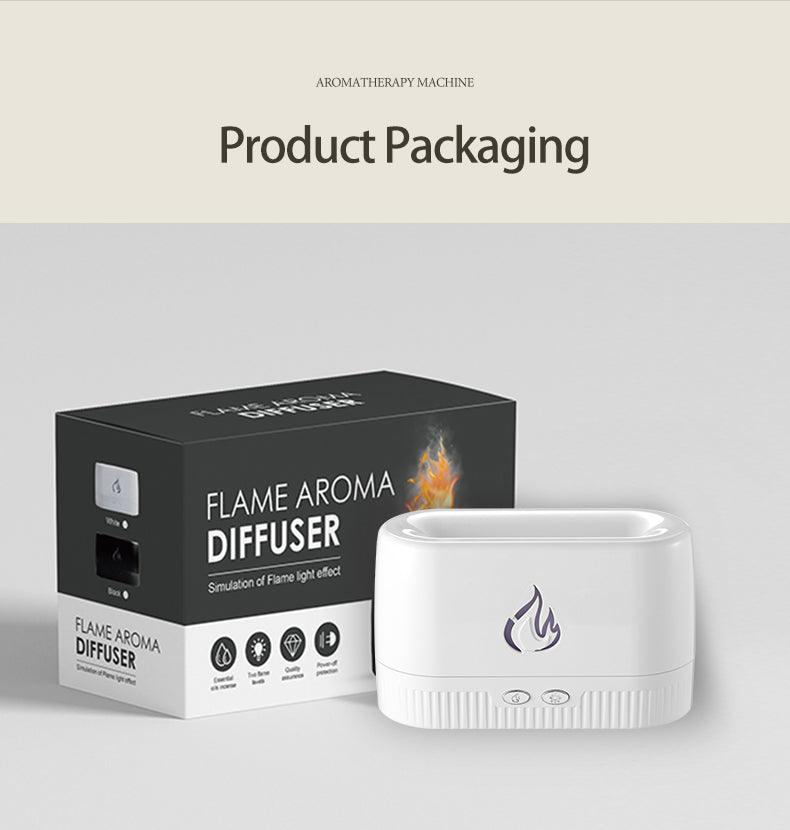 Factory Price Flame Humidifier Aroma Diffusers Machine Home Bedroom Silent Essential Oil Flame Aroma Diffuser-pamma store