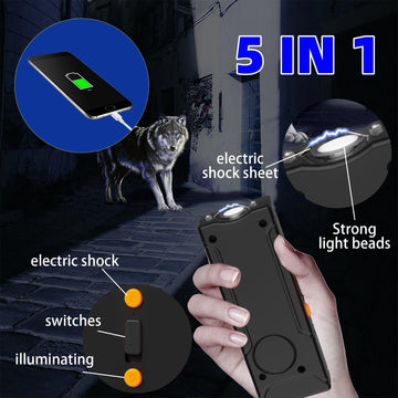 Five In One Multifunctional Power Bank Rechargeable Charger SOS Alarm And Light For Emergency Outdoor Supplies-pamma store