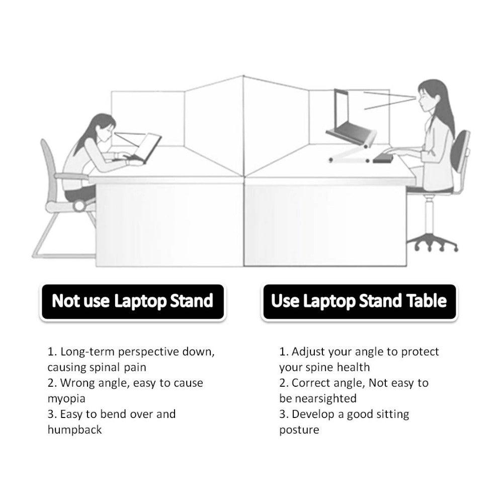 Foldable Laptop Stand Ergonomic Desk Tablet Holder-pamma store