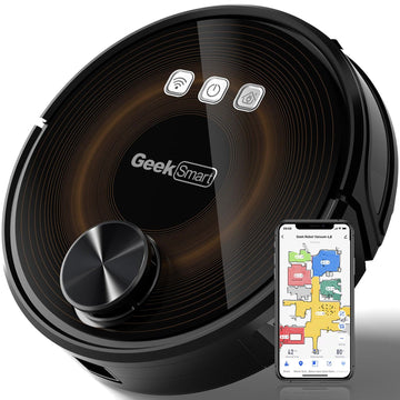 Geek Smart L8 Robot Vacuum Cleaner And Mop, LDS Navigation, Wi-Fi Connected APP, Selective Room Cleaning,MAX 2700 PA Suction, Ideal For Pets And Larger Home.Banned From Selling On Amazon-pamma store