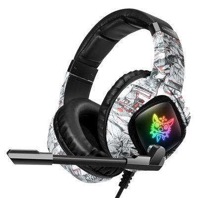Headphones RGB Light Subwoofer Wired Headphones-pamma store