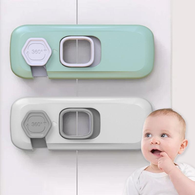 Home Refrigerator Lock Fridge Freezer Door Catch Lock Toddler Kids Child Cabinet Safety Lock For Baby Safety Child Lock-pamma store