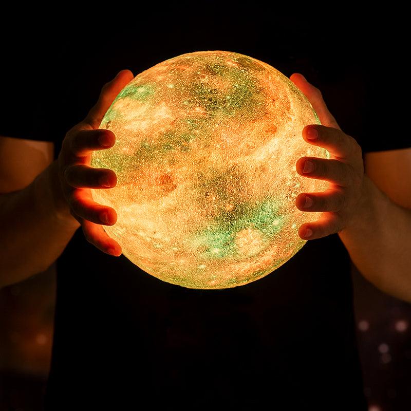 LED USB Star Galaxy Moon Lamp Stand Remote 3D Bedroom Night Light USB LED Earth Planet Lamp-pamma store