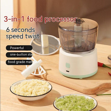 Mini Meat Grinder Household Electric Small Mixer Mincing Machine Automatic Multi-function Filling Intelligent Cooking Machine
