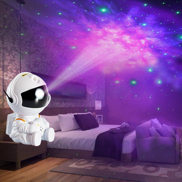 Mini Version Of Astronaut Star Projection Lamp Creative Gift Atmosphere Decorative Lamp Colorful Flowing Starry Night Light-pamma store