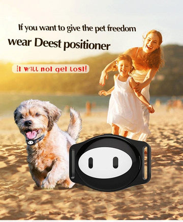 Mini Waterproof Dog GPS Tracker For Cats Pets With Collar Original Box 4 Frequency GPRS GPSLBS Location Free APP Free Shipping-pamma store