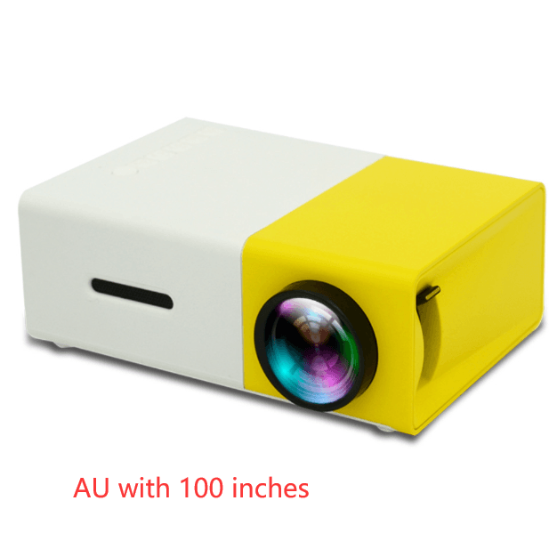 Portable Projector 3D Hd Led Home Theater Cinema HDMI-compatible Usb Audio Projector Yg300 Mini Projector-pamma store