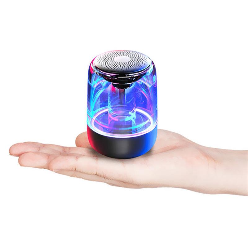 Portable Speakers Bluetooth Column Wireless Bluetooth Speaker Powerful Bass Radio with Variable Color LED Light-pamma store