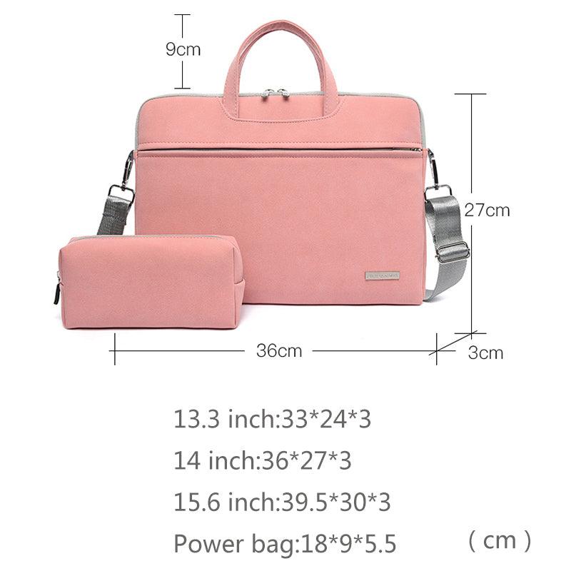 PU Leather Women Laptop Bags Notebook Carrying Bag-pamma store
