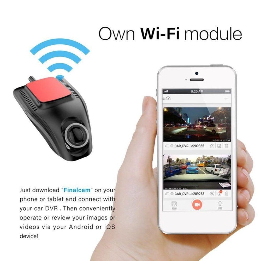 Small Eye Dash Cam Car DVR Recorder Camera With Wifi Full HD-pamma store