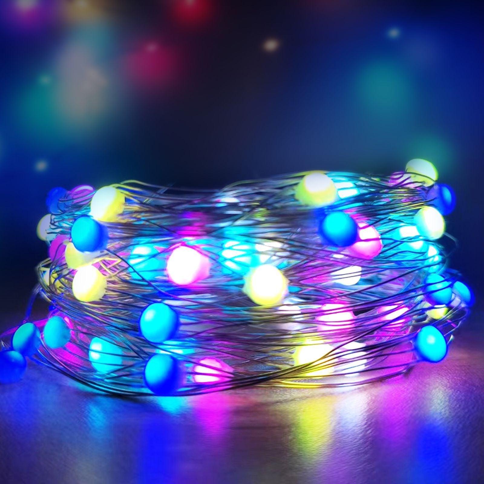 Smart LED String Lights Dancing With Music Sync Dreamcolor Fairy Lamp Garland For Home Christmas New Year's Decor Lighting-pamma store