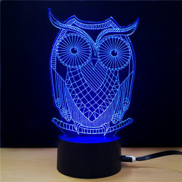 Visual stereo light LED colorful night light Valentine's Day-pamma store