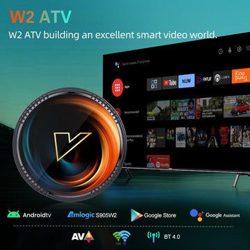 W2 ATV Androidtv11 Smart TVBox AmlogicS905W2 Dual Wifi-pamma store