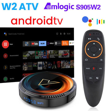W2 ATV Androidtv11 Smart TVBox AmlogicS905W2 Dual Wifi